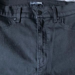 Black Fashion Nova High Waisted Jeans